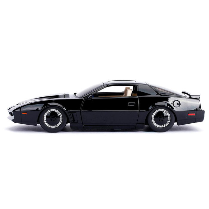 Smoby Coche fantastique Kitt métallique avec lumière échelle 1:24 30x15x11 cm - Réf. Kitt