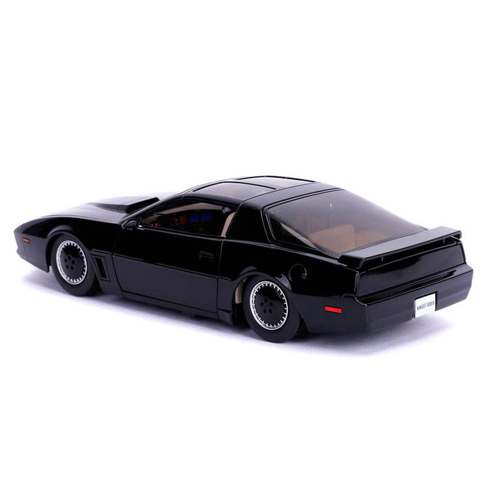 Smoby Coche fantastique Kitt métallique avec lumière échelle 1:24 30x15x11 cm - Réf. Kitt