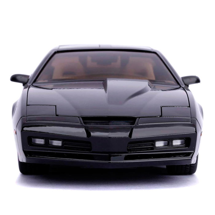 Smoby Coche fantastique Kitt métallique avec lumière échelle 1:24 30x15x11 cm - Réf. Kitt