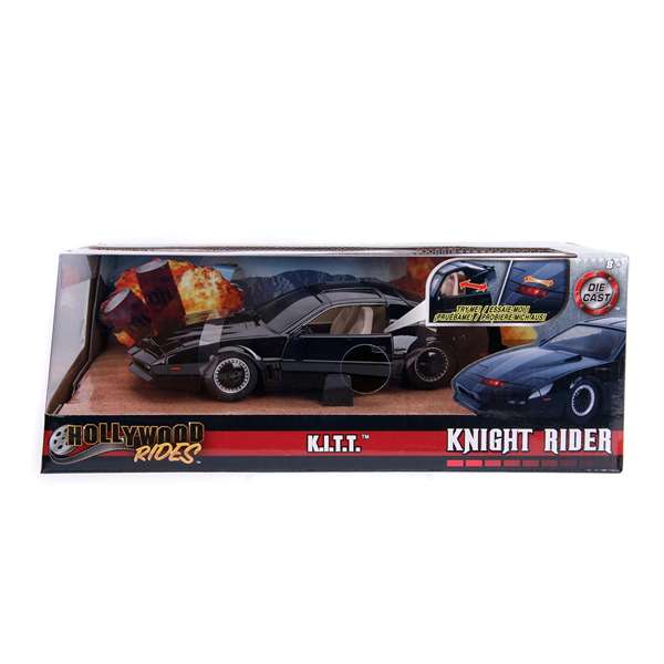Simba Voiture Hollywood Rides Kitt Knight Rider 1:24 Noir