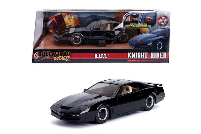 Simba Voiture Hollywood Rides Kitt Knight Rider 1:24 Noir