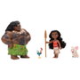 JAKKS PACIFIC - Poupée Moana Vaiana Disney avec personnage Maui - Figurine articulée