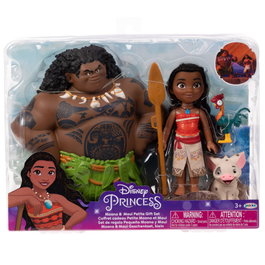 JAKKS PACIFIC - Poupée Moana Vaiana Disney avec personnage Maui - Figurine articulée