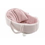 Arias Poupée Bébé Elgance Andie Rosa 40 cm avec Couffin et Mécanisme de Pleurs