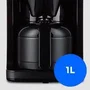 Medion Cafetière Filtre Digitale Isotherme avec Broyeur 1000W 1,0L Noir