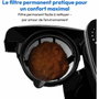 Medion Cafetière Filtre Digitale Isotherme avec Broyeur 1000W 1,0L Noir