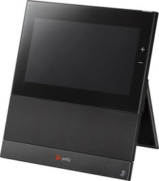 Poly CCX 600 - Téléphone professionnel Media 7 pouces écran tactile Android 9 pour Microsoft Teams et Skype Entreprise, sans combiné, Bluetooth et Wi-Fi