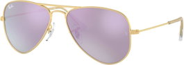Ray Ban RJ9506S-249-4V-52 Lunettes de soleil pour enfant, doré et violet