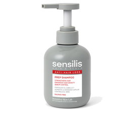 Sensilis Shampoing Préparateur Anti-chute Cheveux Sans Sulfate 250 ml Acides Glycolique et Succinique Niacinamide Panthénol