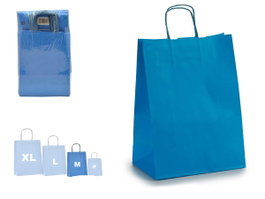 PINCELLO Sac en papier bleu petit
