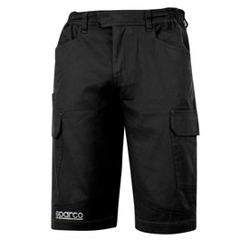 Sparco Pantalon Bermuda Cargo Taille S Noir S02410NR1S
