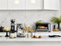 Sage SOV860BSS4EEU1 Four Multifonction et Friteuse à Air Smart avec Technologie Element iQ™, 10 Fonctions (Toast, Cuisson Lente, Pizza), Intérieur Éclairé, Super Convection