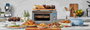 Sage SOV860BSS4EEU1 Four Multifonction et Friteuse à Air Smart avec Technologie Element iQ™, 10 Fonctions (Toast, Cuisson Lente, Pizza), Intérieur Éclairé, Super Convection