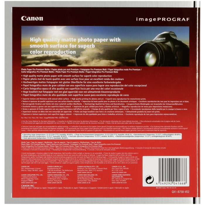 Canon PM-101 Pro Premium Mate A2, 20 feuilles, 210g Canon PM-101 Pro Premium Mate A2, 20 feuilles, 210g