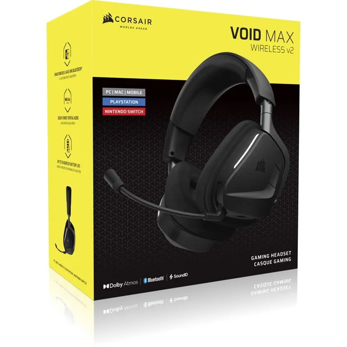 Corsair VOID MAX WL v2 Carbon Sans Fil