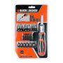 Jeu d'embouts avec tournevis Black & Decker BDHT0-62130 29 Pièces