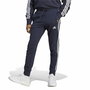 Pantalon de sport long Adidas M 3S Ft Tc Noir Bleu foncé Homme