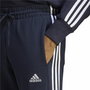 Pantalon de sport long Adidas M 3S Ft Tc Noir Bleu foncé Homme