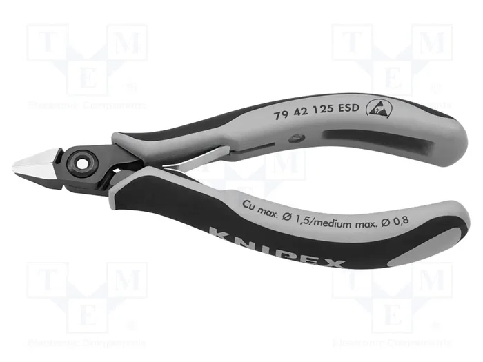 KNIPEX Pince coupante latérale de précision ESD 125 mm KNIPEX Pince coupante latérale de précision ESD 125 mm