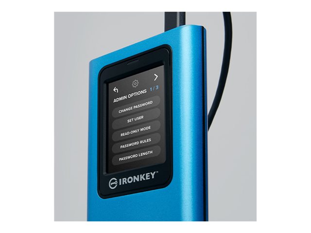 Kingston IronKey Vault Privacy 80 SSD Externe 960 GB Bleu