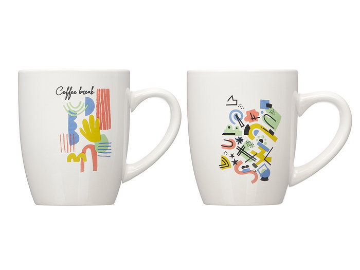 VESSIA Coffee Break Tasse en Porcelaine Blanche 350ml (Lot de 27) VESSIA Coffee Break Tasse en Porcelaine Blanche 350ml (Lot de 27)