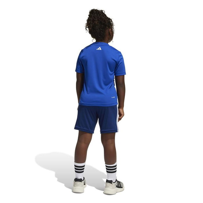 Ensemble de Sport pour Enfants Adidas LK Training-Essentials Fun Bleu 2 Pièces 13-14 Ans