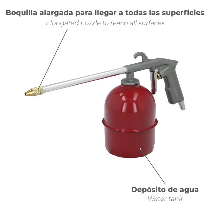 WOLFPACK LINEA PROFESIONAL Kit d'accessoires pour compresseur d'air 5 pièces avec connexion rapide
