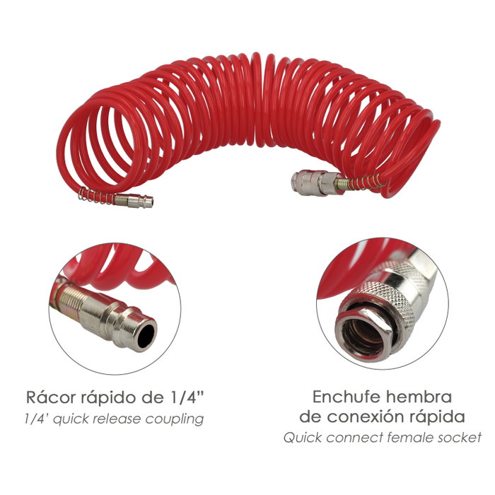 WOLFPACK LINEA PROFESIONAL Kit d'accessoires pour compresseur d'air 5 pièces avec connexion rapide