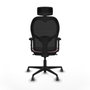 Piqueras y Crespo Chaise de Bureau avec Appui-tête 2D036G2 Rose