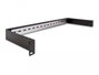 Delock Rail DIN 19" panneau 1 unité noir