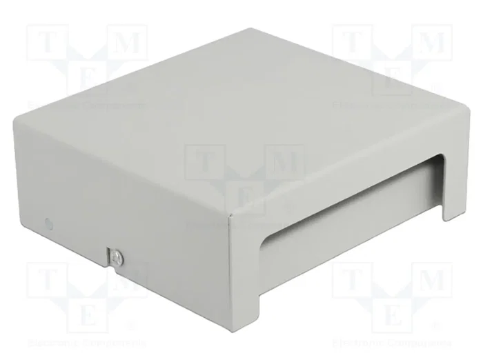 DELOCK Panneau de brassage Keystone 6 ports gris
