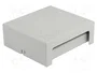 DELOCK Panneau de brassage Keystone 6 ports gris