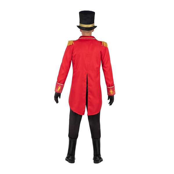 My Other Me - Déguisement Jefe de Pista Siniestro - Costume complet avec chapeau, veste, gilet, chemise, gants, pantalon et jambières - Taille L