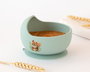 KioKids Bol en Silicone Alimentaire Antidérapant pour Bébé avec Ventouse - Vert - Little sauvages - Recommandé +6 Mois - Lavable au Lave-Vaisselle