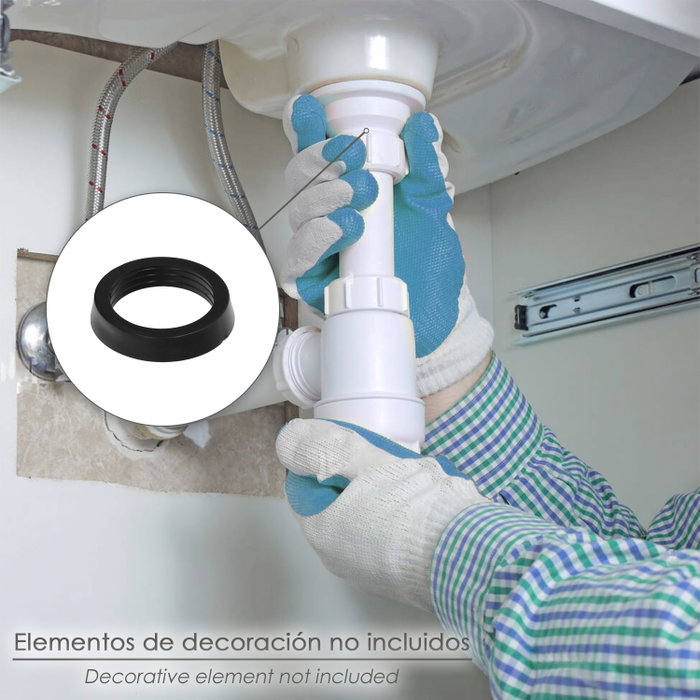 ABRISA Junta Conica Reducida 1,1/2 -1,1/4 T-508, blanc