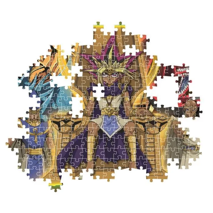 Clementoni Cube 500 pièces Puzzle Yu-Gi-Oh! - 49 x 36 cm - Inspiration séries animées japonaises