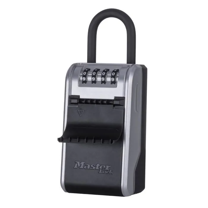 Master Lock 5480EURD Boîte à clés et coffre-fort portable Select Access, coffre de sécurité à combinaison 4 chiffres, anse amovible, résiste aux intempéries Master Lock 5480EURD Boîte à clés et coffre-fort portable Select Access, coffre de sécurité à combinaison 4 chiffres, anse amovible, résiste aux intempéries