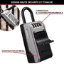 Master Lock 5480EURD Boîte à clés et coffre-fort portable Select Access, coffre de sécurité à combinaison 4 chiffres, anse amovible, résiste aux intempéries