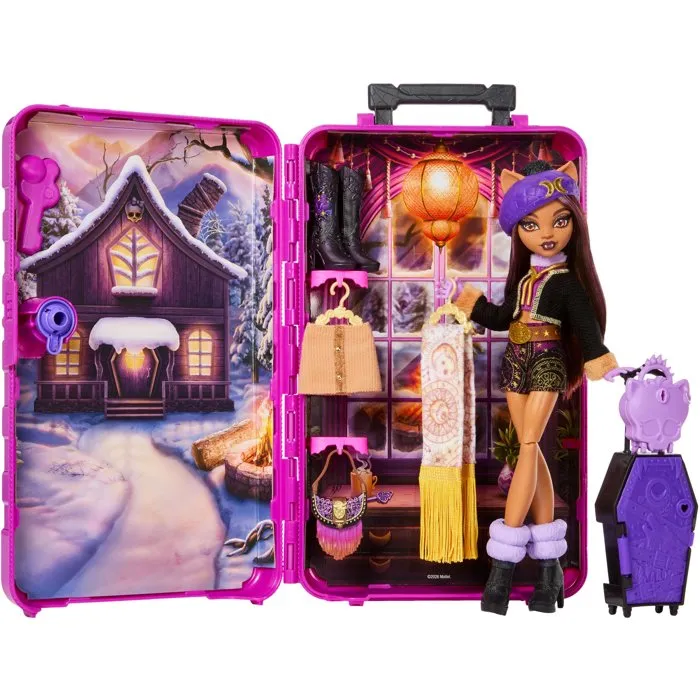 Mattel Monster High Skulltimate Secrets Clawdeen Wolf Destination : Cabin Slay-cation Mattel Monster High Skulltimate Secrets Clawdeen Wolf Destination : Cabin Slay-cation