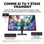 HP Omen Écran PC Gamer 27 pouces QHD 240 Hz 1 ms avec NVIDIA G-Sync, DisplayHDR 400, Hub USB et Rétroéclairage RGB - Modèle OMEN 27qs