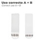 WOLFPACK LINEA PROFESIONAL Tiras Colgadoras Velcro 19 x 85 Mm 4 Set