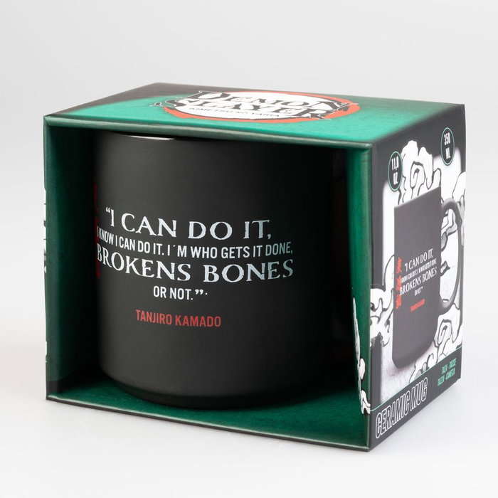 ERIK Tasse Demon Slayer Kimetsu no Yaiba 350 ml en céramique - Lavable au lave-vaisselle et micro-ondes