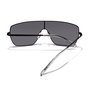 Hawkers ECLIPSA - Lunettes de soleil unisexe style aviateur - Monture métallique noir foncé - Verres 55 mm - Branches 145 mm