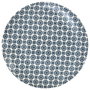 Home Deco Factory Plat Cottage Bleu 25 cm