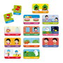 Diset Yo Aprendo Los Opuestos 63866 - Jeu éducatif pour enfants - 12 puzzles de 2 pièces - Apprentissage des opposés et du vocabulaire - En espagnol - À partir de 2 ans