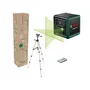 Bosch Quigo Green Set - Niveau laser vert avec portée de 8 mètres, outil de mesure précis