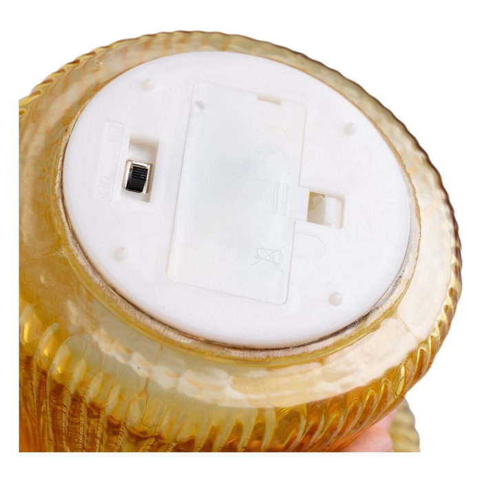 Figurine Décorative Jaune Champignon 17 x 17 x 20 cm