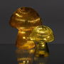 Figurine Décorative Jaune Champignon 17 x 17 x 20 cm