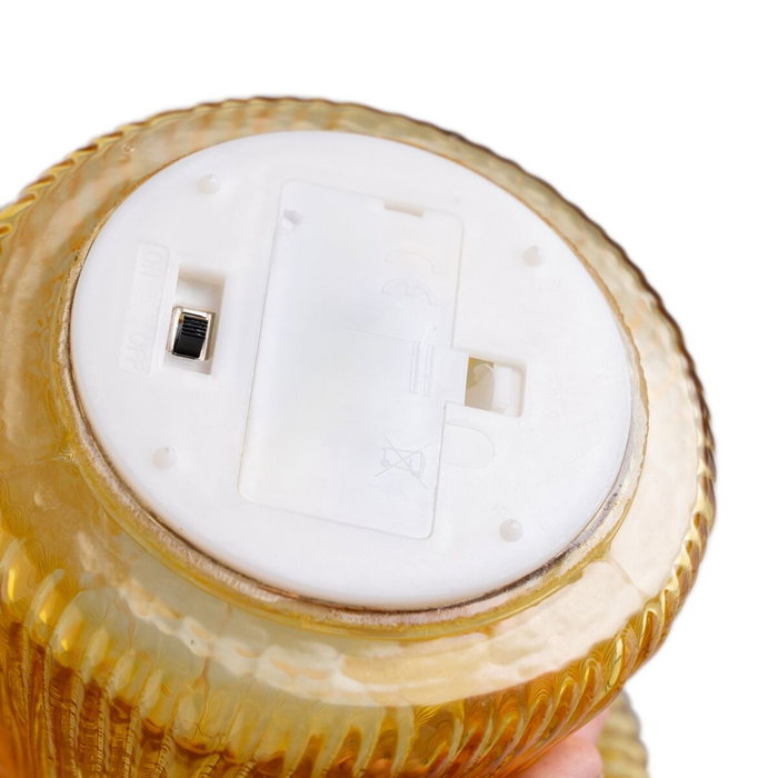 Figurine Décorative Jaune Champignon 17 x 17 x 20 cm