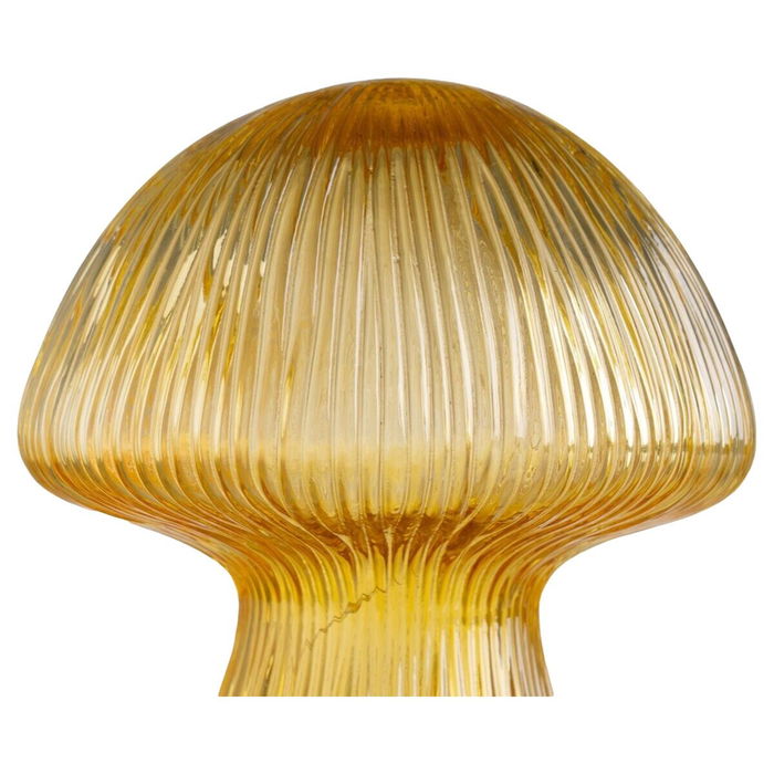 Figurine Décorative Jaune Champignon 17 x 17 x 20 cm